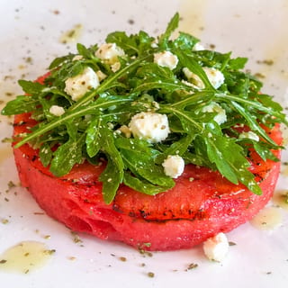 GREEK STYLE WATERMELON SALAD (SEASONAL)