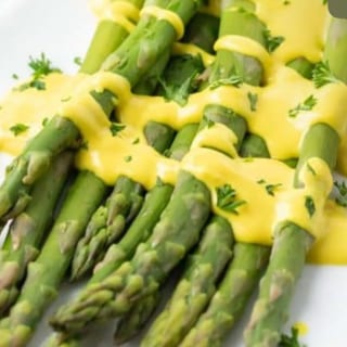 ORGANIC ASPARAGUS & ORGANIC HOLLANDAISE